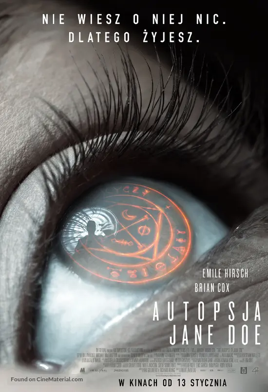 Autopsy of Jane Doe poster